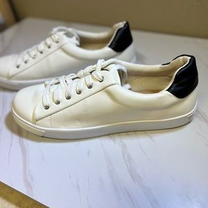 Torrid White and Black Low top Sneakers Size 11.5 WW